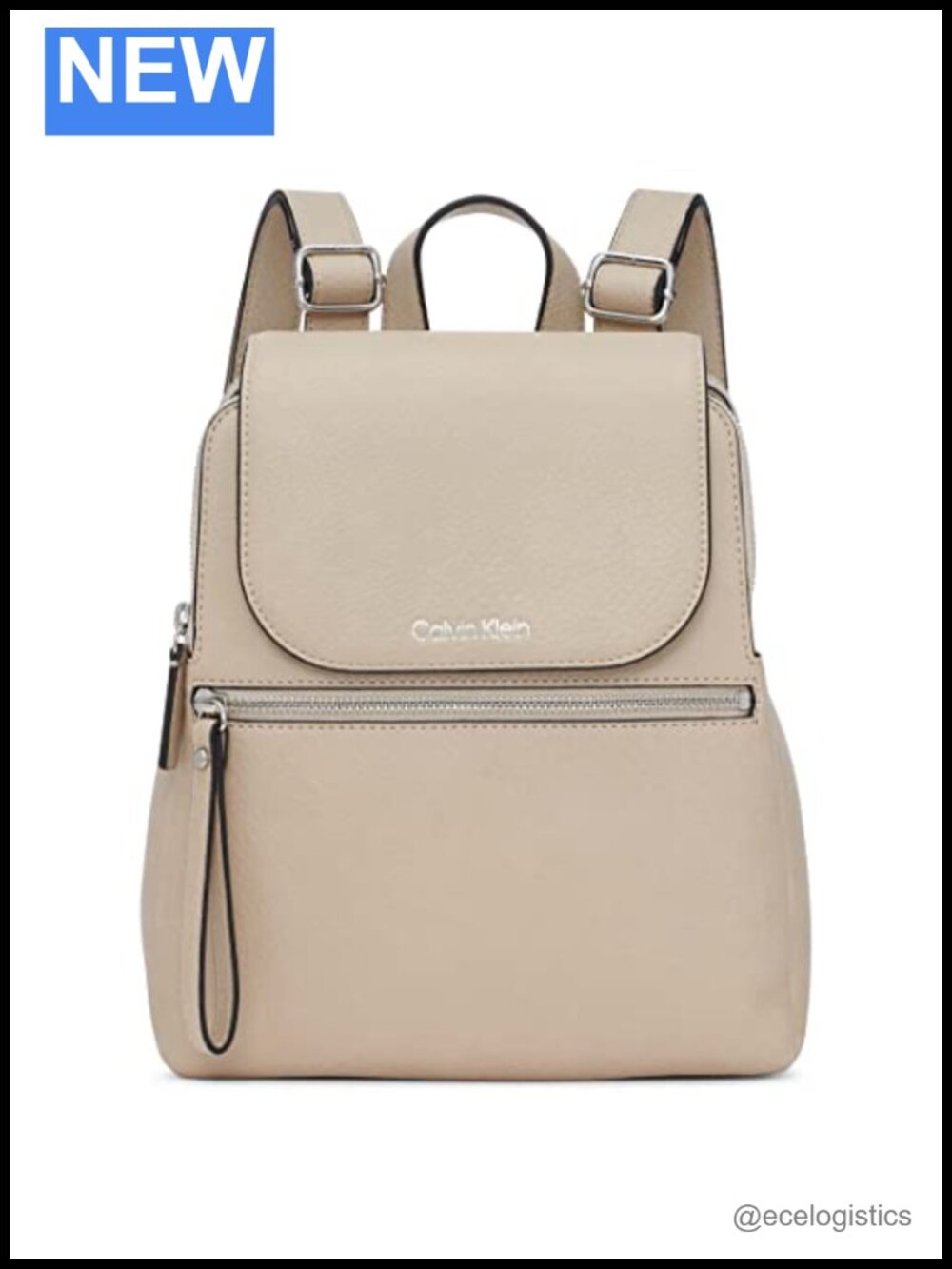 Women's Fashion Backpack with Magnetic Flap Closure and 3 Pockets